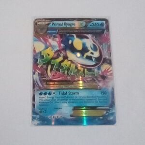 ✨RARE Primal Kyogre EX Holo Pokemon Card✨